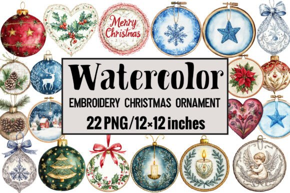 Embroidery Christmas Ornament: Illustrations Review