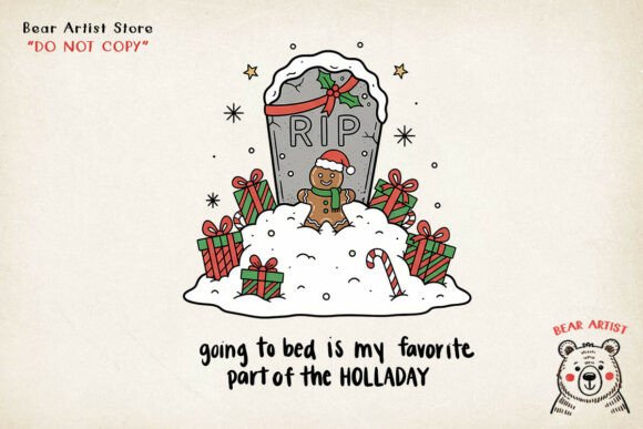 Favorite Holiday Bedtime: Christmas Hand-draw Illustrations