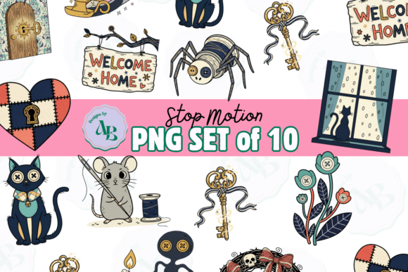 Review: Christmas Winter Spring Stop Motion Set Illustrations