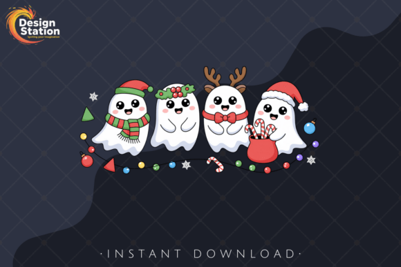 Review: Kawaii Ghost Squad PNG Illustrations