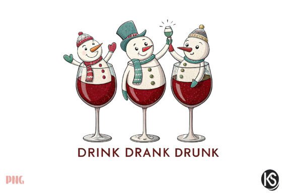 Reviewing the Drink Drank Drunk Christmas Wine PNG for Stitching